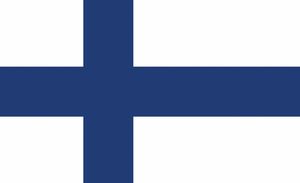 Vlajka Fínska FLAGFI Viacfarebné Fínsko 90 x 150 cm