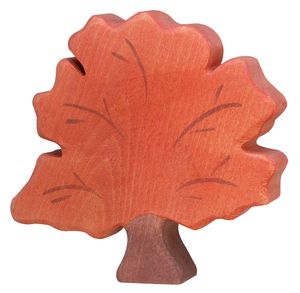 Holztiger Herbstbaum Holzbaum Holzspielzeug Holzfiguren
