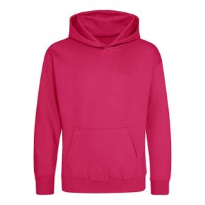 Just Hoods Jungen Hoodie Langarm Pullover Sweatshirt Kapuzenpullover, Größe:9/11, Farbe:Hot Pink
