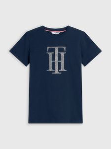 Tommy Hilfiger Damen Strass T-Shirt DESERT SKY FS 2023, Größe:M