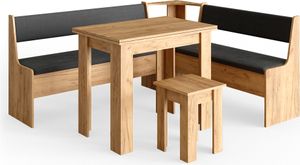 Vicco Eckbankgruppe Roman, 180 x 150 cm mit Tisch, Goldkraft Eiche/Anthrazit Vicco Eckbankgruppe Roman, 180 x 150 cm mit Tisch, Goldkraft Eiche/Anthrazit