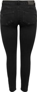 ONLY ONLDAISY REG PUSH UP SK ANK DEST DN Washed Black 28/32