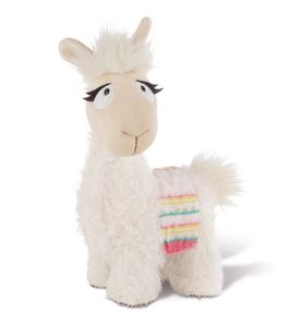 NICI La-La-Lama Lounge Kuscheltier Lama Dalia mit Satteldecke, Plüsch 32cm, 42248