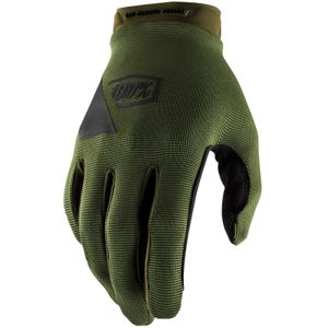 100% Ridecamp Gloves Army Green/Black M Rękawice kolarskie