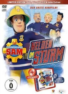 Feuerwehrmann Sam - Helden im Sturm (Kinofilm), 1 DVD + 1 Audio-CD