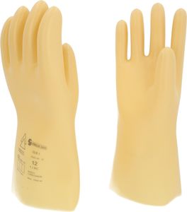 KS TOOLS Elektriker-Schutzhandschuh mit Schutzisolierung Größe 12 Klasse 1 weiß - 117.0056