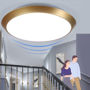 LED Deckenleuchte mit Bewegungsmelder Innen Deckenlampe I 15W Flurlampe