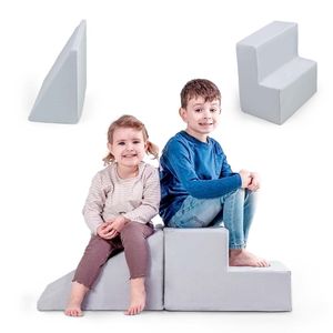 MAMOI Softbausteine XL grau Baby Schaumstoffbausteine Spielbausteine Schaumspielset Schaumspielblöcke Baby Spielplatz  EU @@
