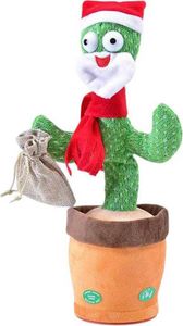 Kögler tanzender Kaktus Weihnachtsmann mit Sack, Sound & Laberfunktion
