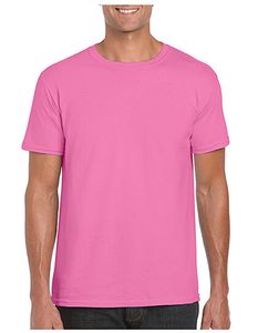 Gildan Herren T-Shirt Softstyle® T- Shirt 64000 Rosa Azalea XXL