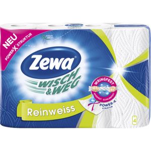 Zewa Wisch & Weg Reinweiss 4x 45 Blatt
