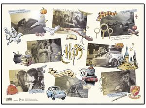 Harry Potter - Symbole - Fanartikel - Schreibtischunterlage ca. 35x50 cm