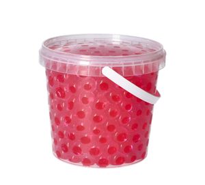 1 Liter Eimer Aqualinos Aquaperlen Hydroperlen Wasserperlen Gelkugeln Gelperlen Pink_XL