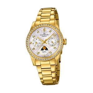 Candino Elegance Edelstahl Damen Uhr C4689/1 Armband-Uhr Analog gold D2UC4689/1