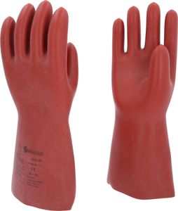 KS TOOLS Elektriker-Schutzhandschuh mit mechanischen und thermischen Schutz Größe 11 Klasse 00 rot - 117.0085
