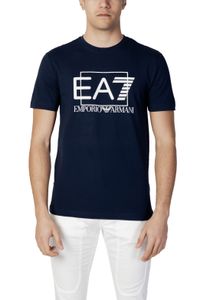 EA7 T-shirt Herren Baumwolle Blau GR77334 - Größe: XL