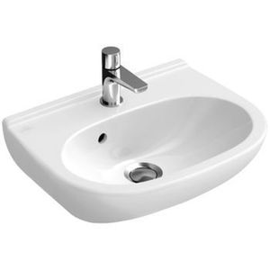 Villeroy & Boch Handwaschbecken Compact O.novo 450x350mm Oval Weiß Alpin