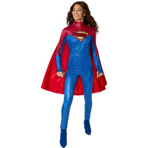 Supergirl - Kostüm - Damen BN5715 (M) (Rot/Blau)