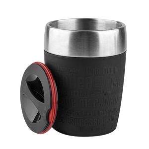 emsa Izolovaný hrnek TRAVEL CUP 0,20 litru s pouzdrem černý
