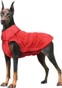 Regenmantel Hund Regenmäntel, wasserdichte Jacke für Haustiere Hunde Winter Warme Regenbekleidung