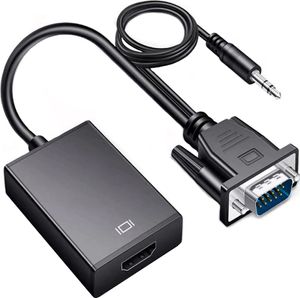 VGA na HDMI adaptér VGA so zvukom a USB nabíjacím káblom 1080P 60HZ zásuvka konvertor Starý PC TV monitor konvertor Projektor HDTV Retoo