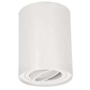 Svietidlo na povrch SKAND 1 WHITE GU10 Stropné svietidlo okrúhle biele EDO777101 EDO