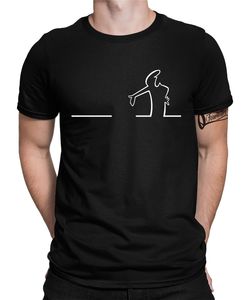 Balum La Linea Lui Herren T-Shirt, Schwarz, XL