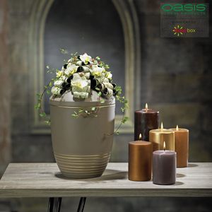 Oasis Ecobase Urnendeko Steckschaum Grün 6,5cm 6 Stück