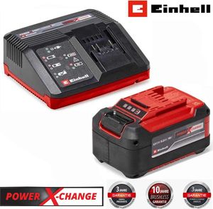 Einhell Starter Kit 5,2 Ah Akku 18V und Fastcharger 4 A 80 min Ladezeit 18 V