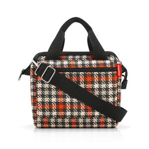reisenthel Allrounder Cross, taška přes rameno, nákupní společník, taška , kabelka, polyesterová tkanina, Glencheck Red, 4 L,MQ3068