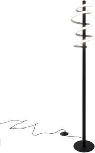 Näve LED stojací lampa BELLEZA Ø22cm 18W teplá bílá černá stmívatelná 2085622