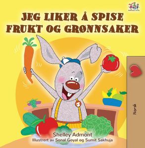 Ich liebe es, Obst und Gemüse zu essen (Norwegisches Buch für Kinder)