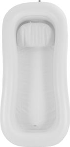 Tragbare aufblasbare Badewanne, schnelle Inflation, geräumiges Design, WEISS