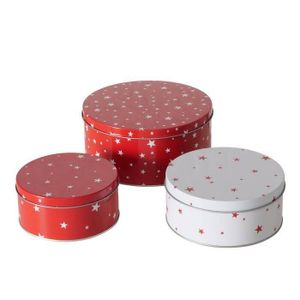 Dosen zur Aufbewahrung STERNY, Ø 13,5-20 cm, 3er-Set