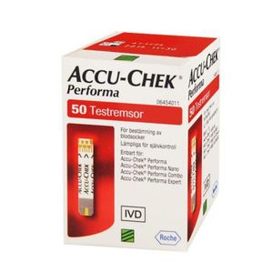 Accu-Chek Performa - 100 Teststreifen für genaue und bequeme Glukosemessungen