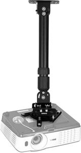 Duronic PB04XL Beamer Halterung | Projektor Deckenhalterung | Universal Wandhalterung | Halterung für Video-Projektor | drehbar und schwenkbar | Heimkino | Traglast bis zu 13,6 kg | 360° Rotation