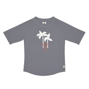 Lässig Splash & Fun UV Shirt Kinder Kurzarm Rashguard -   Palms grey/rust, 07-12 Monate Gr.  74/80