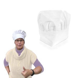 Oblique Unique Kochmütze Koch Chef Hut Mütze Kopfbedeckung Kostüm Accessoire Fasching Karneval