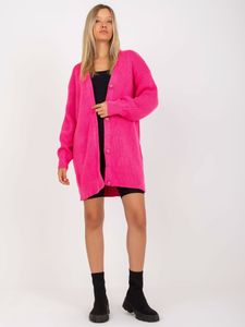 Rue Paris Strickjacke für Frauen Belamue neon pink Universal