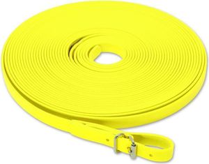 Mystique® Biothane Schweißriemen 13mm neon gelb 12m