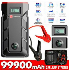 99900mAh Auto KFZ Starthilfe Jump Starter 12V 600A Batterie Ladegerät Booster Powerbank