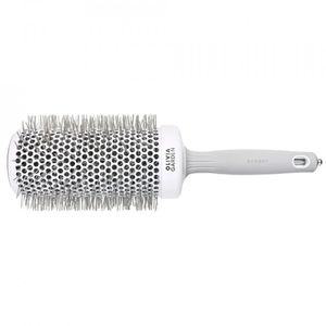 Olivia Garden Expert Blowout Speed Wavy Bristles Szczotka do suszenia i modelowania włosów White/Grey, 65mm