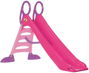 Dohany 2in1 Kinder Rutsche Wasserrutsche freistehend Rutschlänge 200 cm pink