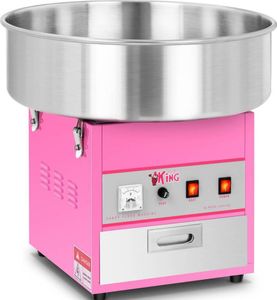 Stroj na výrobu cukrovej vaty Royal Catering - 52 cm - 1200 W - ružový -