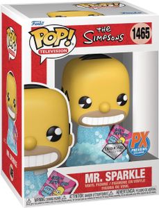 Simpsons Funko POP! PVC-Sammelfigur - Mr. Sparkle (1465) (Diamond Glitter) (PX Previews Exclusive)