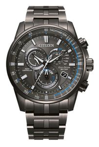 Citizen CB5887-55H Eco Drive zegarek męski chrono data szary