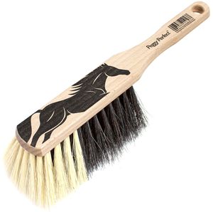 PEGGY PERFECT Handfeger Buche nußbraun gebeizt Haarmischung 28cm