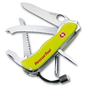 Victorinox Rettungsmesser RescueTool One Hand (Taschenmesser Feuerwehrmesser)
