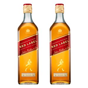 Johnnie Walker Red Label, 2er, Blended Scotch Whisky, Relaunch 2019, Alkohol, Alkoholgetränk, Flasche, 40%, 700 ml, 752438