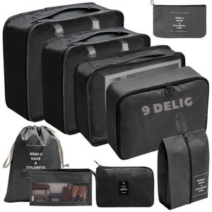 Travelfreund® 8er Set Koffer Organizer beige - mit Kosmetiktasche -  Packtaschen - Packing Cubes - Reiseorganizer & Kleidertaschen für Reisen –  TK Gruppe® Offizieller Onlineshop